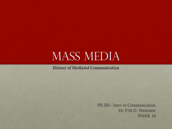 Mass Media