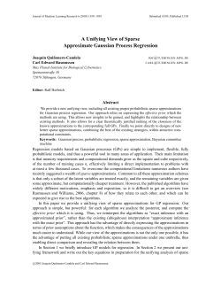 A Unifying View of Sparse Approximate Gaussian Process Regression