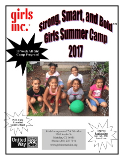10 Week All Girl Camp Program!