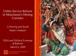Mauritania-PSIA-Presentation-Mar62009