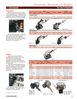 Signode pneumatic tensioners