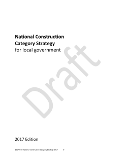National Construction Category Strategy for local government