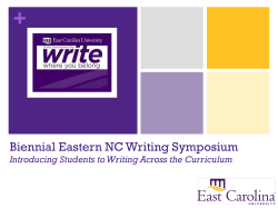 Introducing Students to Writing Across the Curriculum +