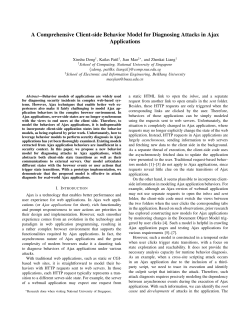 A Comprehensive Client-side Behavior Model for