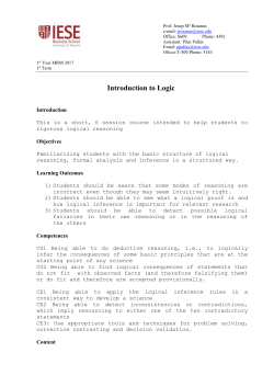 Introduction to Logic