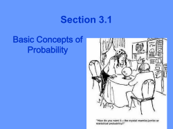 Probability I