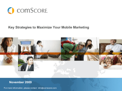 Key Strategies to Maximize Your Mobile Marketing