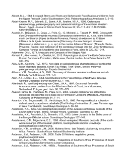 Abbott, M.L., 1968. Lycopsid Stems and Roots and Sphenopsid