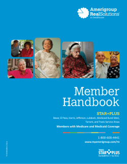 Member Handbook STAR+PLUS