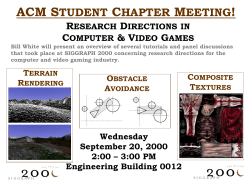 CAOS Presentation: SIGGRAPH 2000