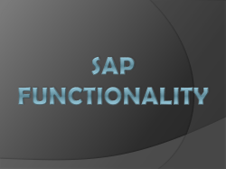SAP functionality - 123SeminarsOnly.com