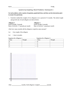 Name PreAlg Systems by Graphing. Word Problems: Homework 1