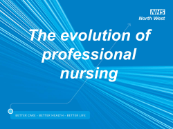05. The evolution of professional nursing