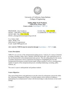 Syllabus 134 COMBINED WINTER 2016