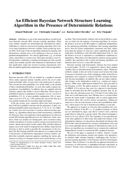 An Efficient Bayesian Network Structure Learning Algorithm in