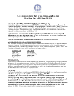 hospitality tax application