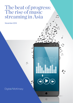 The beat of progress: The rise of music streaming in Asia