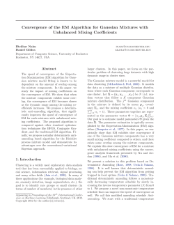 Convergence of the EM Algorithm for Gaussian Mixtures with