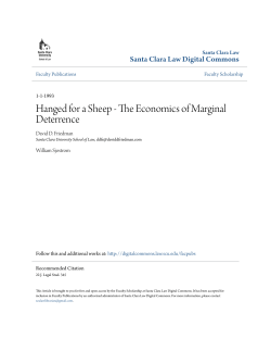 Hanged for a Sheep - The Economics of Marginal Deterrence