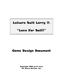 Leisure Suit Larry 7: “Love For Sail!”