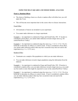 expected mean squares