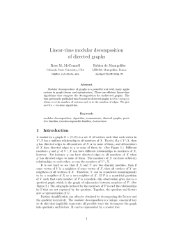 Linear-time modular decomposition of directed graphs