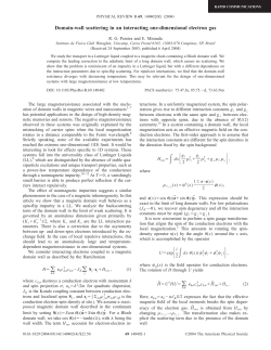Domain-wall scattering in an interacting one