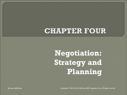 Negotiation