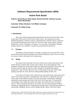 Active Park Assist - MSU CSE