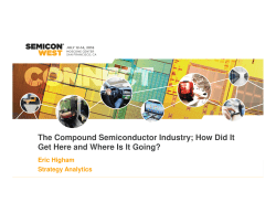 The Compound Semiconductor Industry