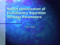 Neural Optimization of Evolutionary Algorithm Strategy Parameters