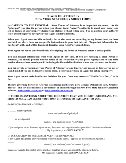"POWER OF ATTORNEY