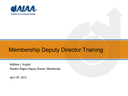 Train Incoming Membership Chair.