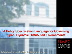 Policy - UMBC ebiquity