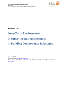SUBTASK 2: Characterization of materials
