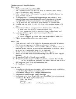 Tips for a successful Round Up Project