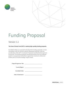 Funding Proposal Template ver.1.1
