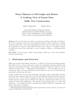 From Ukkonen to McCreight and Weiner: A Unifying View of Linear