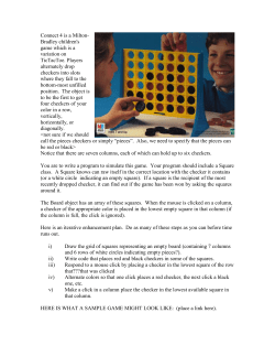 Connect 4 is a Milton-Bradley children`s game which - Rose