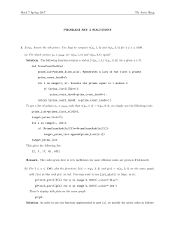 Math 7 Spring 2017 TA: Serin Hong PROBLEM SET 2 SOLUTIONS