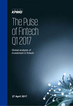 The Pulse of Fintech Q1 2017