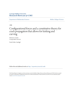Configurational forces and a constitutive theory