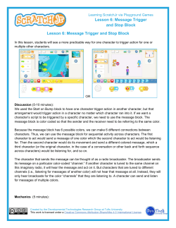 Lesson 6: Monkey in the Middle