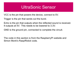 UltraSonic Sensor - Python with Raspberry Pi
