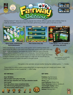 Fact Sheet - Big Fish Games