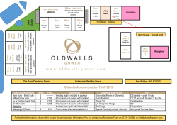 Oldwalls Accommodation Tariff 2015