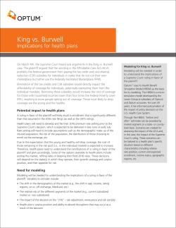 King vs. Burwell