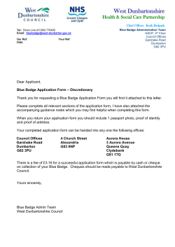 Appendix D: Model application form