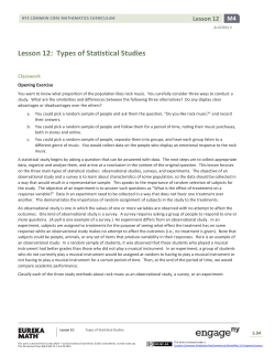 Algebra II Module 4, Topic C, Lesson 12: Student Version