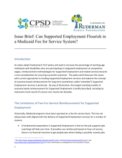 The Oklahoma outcome-based reimbursement model is